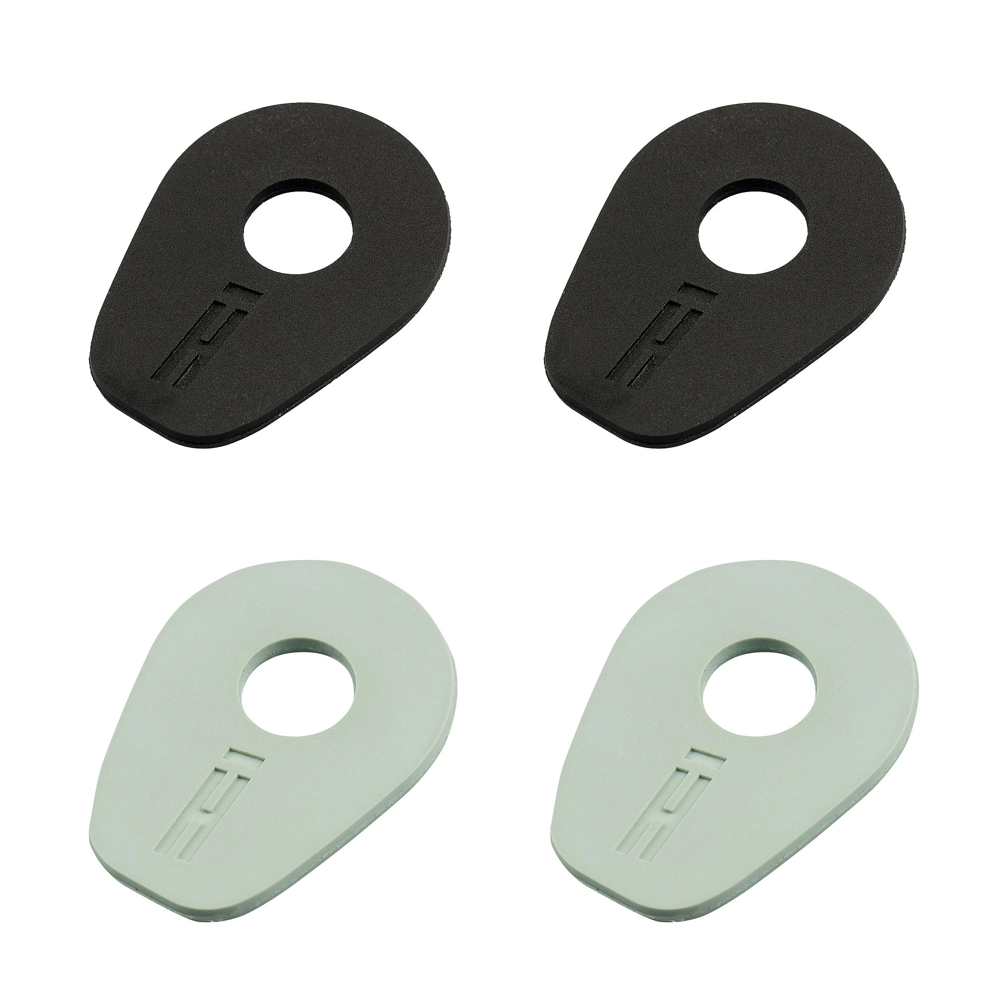 Gurtsicherung Henry's Strap Blocks black & silver 4 Stück